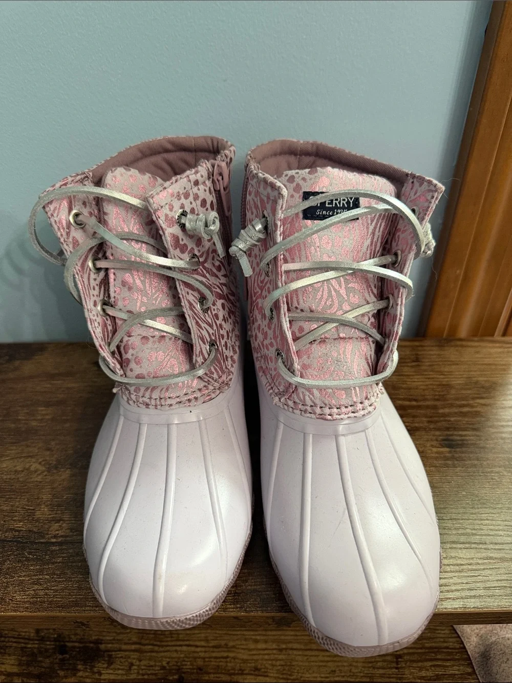 Girls Sperry Duck Boots - Waterproof Ankle Rain Shoes